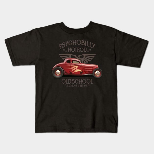 Hot Rod Kids T-Shirt by Akira31